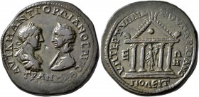 MOESIA INFERIOR. Marcianopolis. Gordian III, with Tranquillina, 238-244. Pentassarion (Bronze, 26 mm, 12.95 g, 7 h), Tertullianus, legatus consularis....