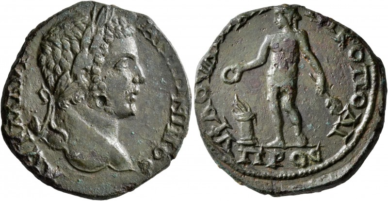 MOESIA INFERIOR. Nicopolis ad Istrum. Caracalla, 198-217. Tetrassarion (Bronze, ...