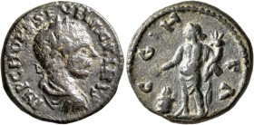 MYSIA. Parium. Macrinus, 217-218. 'As' (Bronze, 22 mm, 6.35 g, 2 h). IMP C M OPE SEV MACRINVS Laureate, draped and cuirassed bust of Macrinus to right...