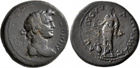 PHRYGIA. Laodicea ad Lycum. Pseudo-autonomous issue. Assarion (Bronze, 23 mm, 9.51 g, 7 h), Claudia, daughter of Zenon, time of Domitian as Caesar, 69...