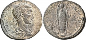 CILICIA. Anemurium. Philip I, 244-249. Tetrassarion (Bronze, 28 mm, 12.48 g, 7 h), RY 2 = 244/5. AY KAI M IOY [ΦIΛIΠΠON CЄ] Laureate, draped and cuira...