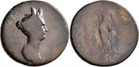 Matidia, Augusta, 112-119. Sestertius (Orichalcum, 34 mm, 24.54 g, 6 h), Rome, 112-117. MATIDIA AVG DIVAE MARCIANAE F Draped bust of Matidia to right,...