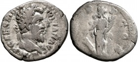 Didius Julianus, 193. Denarius (Silver, 19 mm, 2.41 g, 6 h), Rome. IMP CAES M DID IVLIAN AVG Laureate head of Didius Julianus to right. Rev. [P M T]R ...