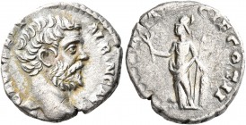 Clodius Albinus, as Caesar, 193-195. Denarius (Silver, 17 mm, 2.81 g, 11 h), Rome, 194-195. D CLOD SEPT ALBIN CAES Bare head of Clodius Albinus to rig...