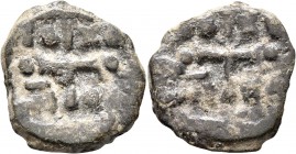 CRUSADERS. Antioch. Anonymous. Follis (Bronze, 22 mm, 5.96 g), circa 1120-1140. IC - XC / NI - KA within the angles of cross pommée . Rev. IC - XC / N...