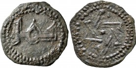 ISLAMIC, 'Abbasid Caliphate. temp. Al-Muqtadir, second reign, AH 296-317 / AD 908-929. Fals (Bronze, 23 mm, 2.57 g), struck under Thamal al-Dulafi, go...