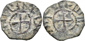 ARMENIA, Cilician Armenia. Baronial. Roupen I, 1080-1095. Pogh (Bronze, 19 mm, 1.58 g). Small cross pattée. Rev. Small cross pattée. AC 245. Rare. Ear...
