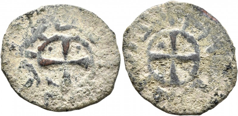 ARMENIA, Cilician Armenia. Baronial. Roupen I, 1080-1095. Pogh (Bronze, 22 mm, 3...