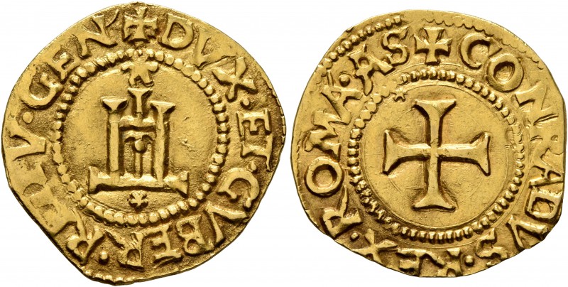 ITALY. Genova. The Biennial Doges, 1528-1797. Scudo d'oro (Gold, 22 mm, 3.35 g, ...