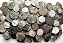 A lot containing 48 silver and 139 bronze coins. Includes: Greek, Roman Provincial, Roman Imperial and Byzantine. About fine to very fine. LOT SOLD AS...