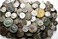 A lot containing 47 silver and 161 bronze coins. Includes: Greek, Roman Provincial, Roman Imperial and Byzantine. About fine to very fine. LOT SOLD AS...