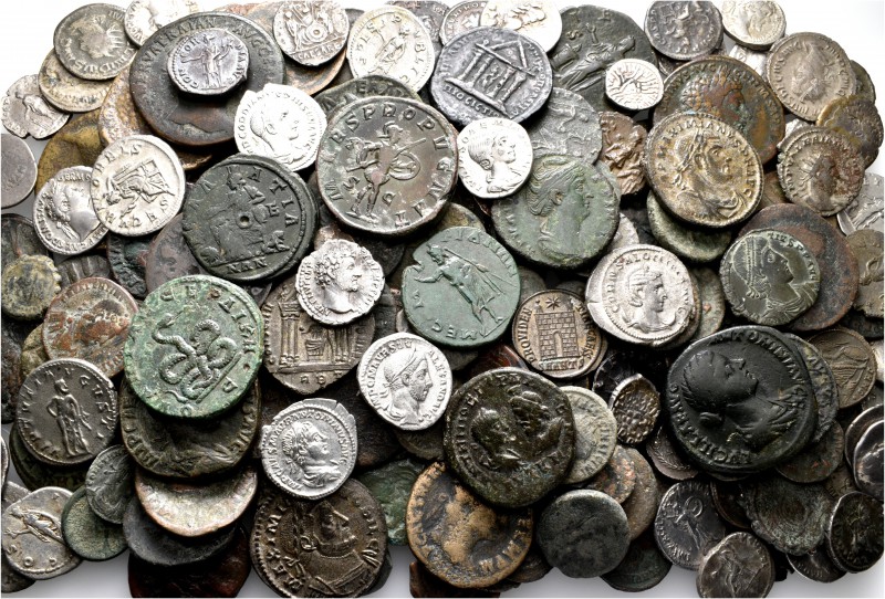 A lot containing 47 silver and 161 bronze coins. Includes: Greek, Roman Provinci...