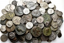 A lot containing 48 silver and 128 bronze coins. Includes: Greek, Roman Provincial, Roman Imperial and Byzantine. About fine to very fine. LOT SOLD AS...