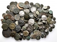 A lot containing 51 silver and 133 bronze coins. All: Greek, Roman Provincial, Roman Imperial and Islamic. About fine to about very fine. LOT SOLD AS ...