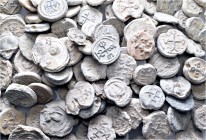 A lot containing 163 lead seals. All: Byzantine. Fine to very fine. LOT SOLD AS IS, NO RETURNS. 163 seals in lot.