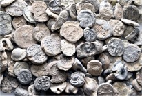 A lot containing 196 lead seals. Includes: Byzantine and early Medieval. Fine to very fine. LOT SOLD AS IS, NO RETURNS. 196 seals in lot.