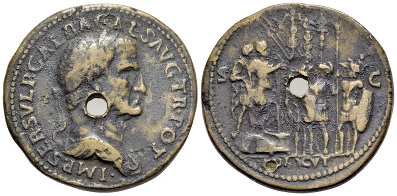 Galba (68-69). Cast Æ "Sestertius" (35mm, 23.88g, 6h). Paduan type.