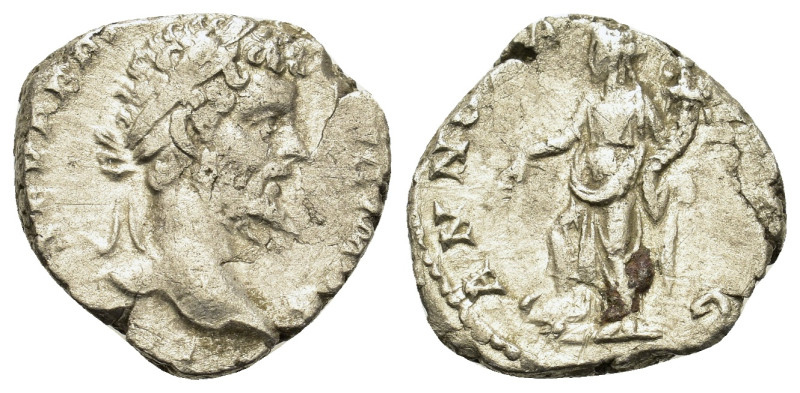 Septimius Severus (193-211). AR Denarius (16mm, 3.3g). Laodicea ad Mare. Laureat...