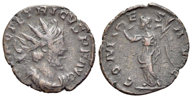 Tetricus I (271-274). Æ Antoninianus (17mm, 2.19g, 6h). Cologne. Radiate, draped...