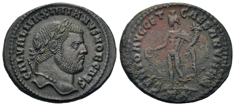 Galerius (Caesar, 293-305). Æ Follis (29,2mm, 10.6g). Cyzicus. Laureate head r. ...