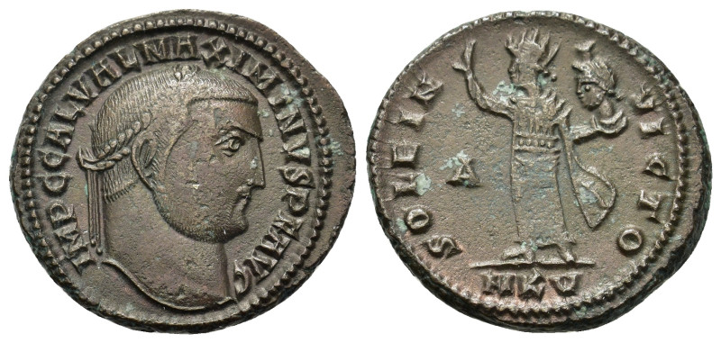 Maximinus II (310-313). Æ Follis (22,6mm, 5.8g). Cyzicus, AD 311-312. Laureate h...