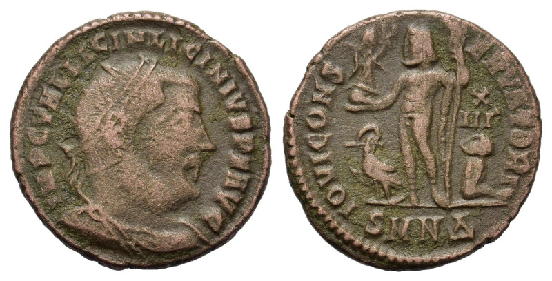 Licinius I (308-324 AD). Æ Follis (19,4mm, 2.8g). Nicomedia. Radiate, draped and...