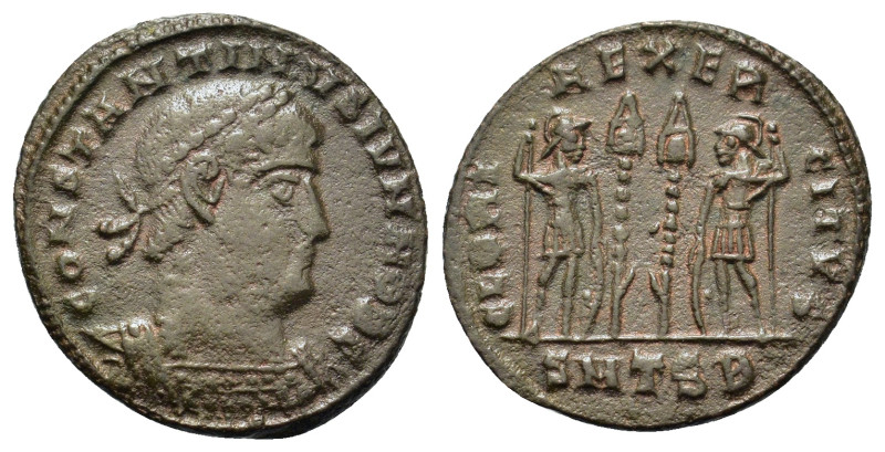Constantine II (Caesar, 316-337). Æ Follis (18,4mm, 2.2g). Thessalonica, AD 336-...