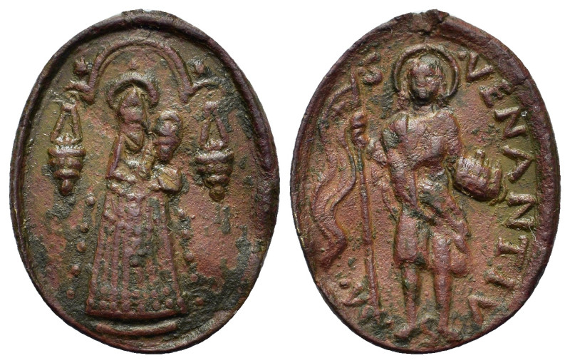 Devotional medal. 19th-20th century. Æ (17,3mm, 1.5g).
