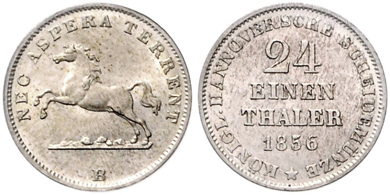 Braunschweig/-Calenberg-Hannover, ab 1814 Königreich. 
Georg V. 1851-1866. 1/24...