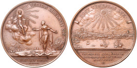 Schweiz-Genf, Stadt. Bronzemedaille 1735 (v. Dassier) auf die 200-Jahrfeier der Reformation. Brozatus&nbsp;1125, Slg.&nbsp;Whiting&nbsp;477, Wunderly&...