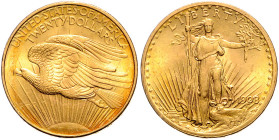 Vereinigte Staaten von Amerika. 20 Dollar 1908 Saint Gaudens. K.M.&nbsp;127, Friedberg&nbsp;185. .