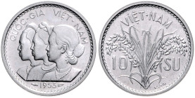 Vietnam. Sozialistische Republik seit 1945. 10 Su Essai 1953. K.M.&nbsp;E1. Auflage 1200 Stück.