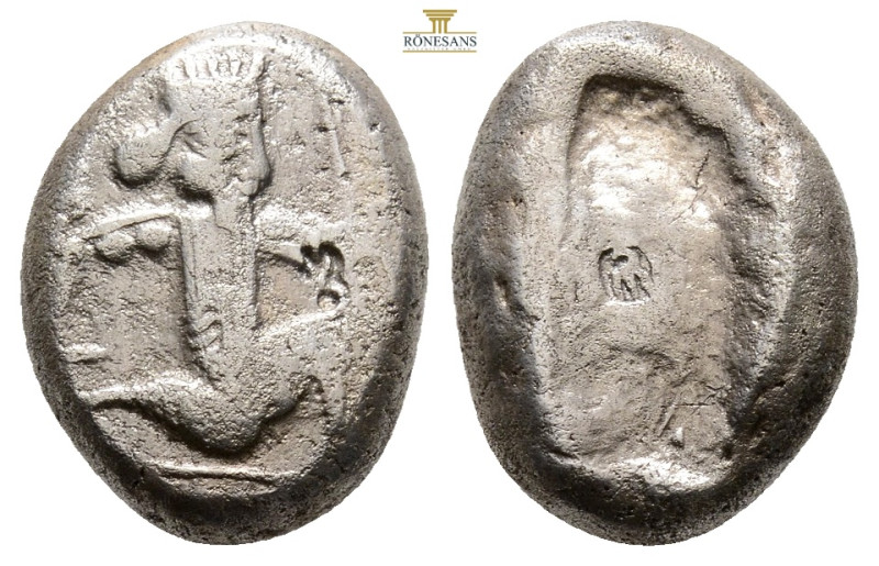 Persia, Achaemenid Kings. AR 1/4 Siglos, c. 450-420 BC. 5,4 g. 16,3 mm.
The Grea...