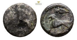 Greek silver obol 0,38 g. 7,5 mm.