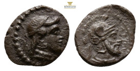 CILICIA, Tarsos, Tarkumuwa (Datames), Satrap of Cilicia and Cappadocia (Circa 384-361/0 BC) AR Obol (10.6 mm, 0.7 g)
Obv: Diademed female head (Aphrod...