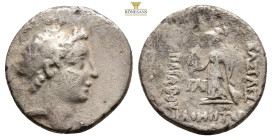 CAPPADOCIA
Kings of Cappadocia, Ariarathes VII Philometor (107/106-101/100), drachmı 3,5 g 16,9 mm.