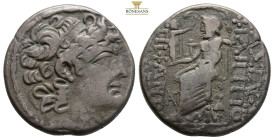 SELEUCID KINGDOM. Philip I Philadelphus (ca. 95/4-76/5 BC). AR tetradrachm (13,7 g. 26,4 mm. )