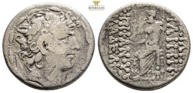 SELEUCID KINGDOM. Philip I Philadelphus (ca. 95/4-76/5 BC). AR tetradrachm (14,3 g. 26,7 mm. )