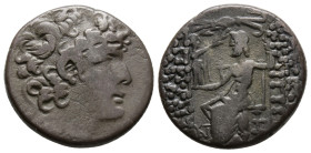 SELEUCID KINGDOM. Philip I Philadelphus (ca. 95/4-76/5 BC). AR tetradrachm (13 g. 25,7 mm. )
