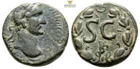Antioch, Seleucis and Pieria. Antoninus Pius Ӕ 23,3 mm. 10,3 g. AD 138-161. laureate, draped and cuirassed bust to right / Large S•C; B below; all wit...