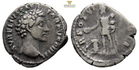Marcus Aurelius. as Caesar, 139-161. Denarius (Silver, 18,5 mm, 3,4 g,) Rome