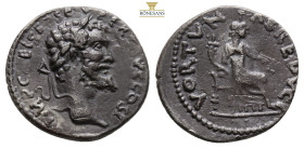 Roman Imperial Coinage - Septimius Severus (193-211) - AR Denarius ( AD 194-195,) - IMP CAE L SEP SEV PERT AVG COS II Laureate head right / FORTVN RED...