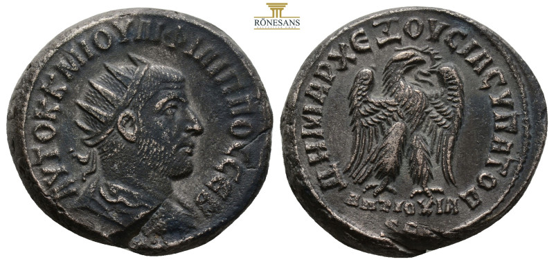 SELEUCIS and PIERIA, Antioch. Philip I. AD 244-249. BI Tetradrachm (27,2 mm, 15,...
