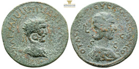 Roman Provincial Coins
CILICIA. Mallos. Philip I the Arab (244-249). Ae. 19,6 g. 32,3 mm.
Obv: IMP M IVL PHILIPPVM AVG. Radiate, draped and cuirassed ...