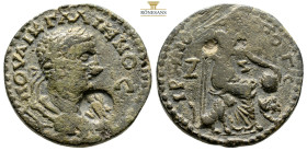 Roman Provincial
CILICIA. Irenopolis-Neronias. Gallienus, 253-268. Octassarion (Bronze, 27,7 mm. 15,3 g, ) Laureate, draped and cuirassed bust of Gall...