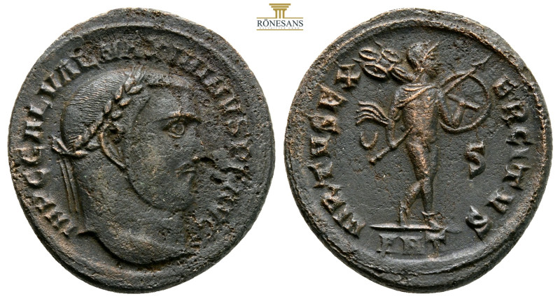 Maximinus II BI Nummus. Antioch, AD 311-312. 6,8 g. 24,8 mm. IMP C GAL VAL MAXIM...