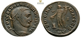 Maximinus II Daza. A.D. 309-313. Æ Follis (23 mm, 6.2 g.) Antioch mint, struck A.D. 310-311. IMP C GAL VAL MAXIMINVS PF AVG, laureate head right / GEN...