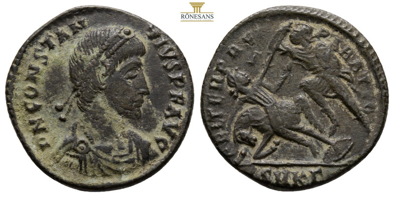 Constantius II (337-361) AE22 majorina Cyzicus Mint, Struck 351/2.
4,7 g. 23,1 ...