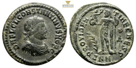 Constantinus I. (307-310 AD). Follis. (19,8 mm, 2,7 g.) Nicomedia. Obv: D N VAL LICIN LICINIVS NOB C. laureate bust of Licinius right. Rev: PROVIDENTI...