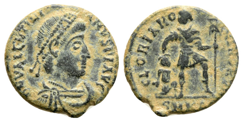 Valentinian I (364-375 AD). Kyzikos, AE Follis (17.6 mm 2.6 g.)
Obv: DN VALENTIN...